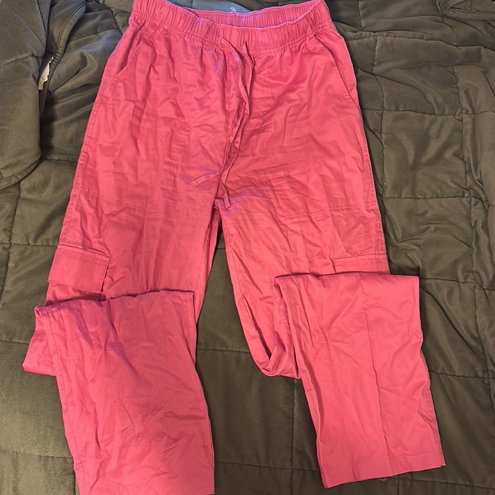 Size small pink Barbie pants